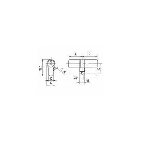 BKS Profildoppelzylinder PZ 8800 40/60 mm ( 3000251947 )