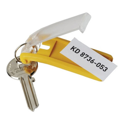 DURABLE Schlüsselanhänger Key Clip rot Kunststoff ( 3000259102 )