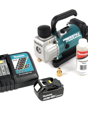 Makita DVP 180 RM1 18V Akku Vakuumpumpe + 1x BL 1840 B 4,0 Ah Akku + DC 18 RC Ladegerät - Toolbrothers