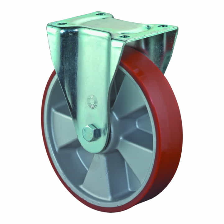 BS ROLLEN Schwerlast-Bockrolle Rad-Ø 125 mm Tragfähigkeit 450 kg ( 3000275937 )