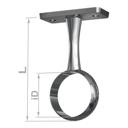 PG Mittelträger 11131 Zinkdruckguss silberfarbig ( 3000282770 )