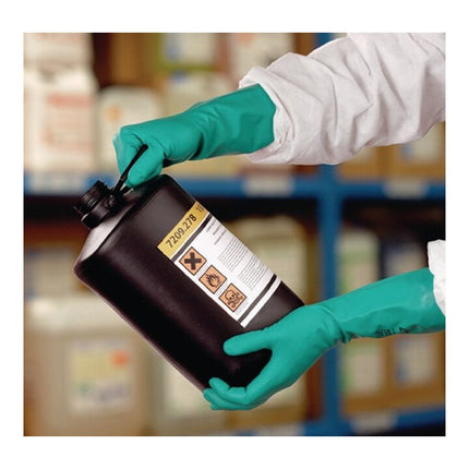 ANSELL Chemikalienhandschuhe AlphaTec Sol-Vex 37-675 Größe 7 grün ( 4000371488 )