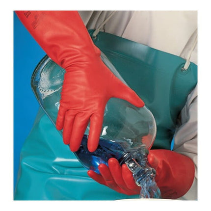 ANSELL Chemikalienhandschuhe AlphaTec Sol-Vex 37-900 Größe 8 rot ( 4000371489 )