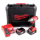 Milwaukee M18 ONEIWF12 402C 18 V Li-Ion Akku Schlagschrauber im Werkzeugkoffer + 2x M18 B4 4,0 Ah Akku + M12-18C Ladegerät - Toolbrothers