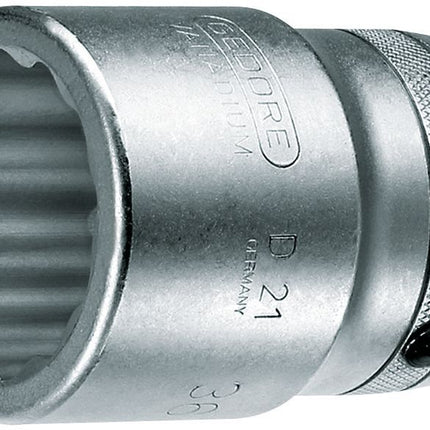 GEDORE Steckschlüsseleinsatz D 21 1 ″ 12-kant ( 4000770719 )