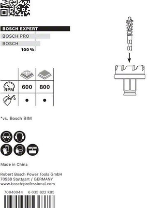 BOSCH Lochsäge Expert Sheet Metal Sägen-Ø 20 mm Schnitttiefe 5 mm ( 4000800268 )