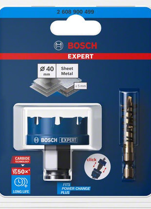 BOSCH Lochsäge Expert Sheet Metal Sägen-Ø 40 mm Schnitttiefe 5 mm ( 4000800274 )