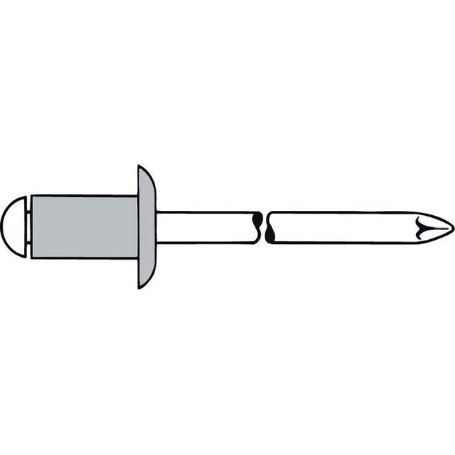 GESIPA Blindniet Nietschaft d x l 6 x 16 mm ( 4000813243 )