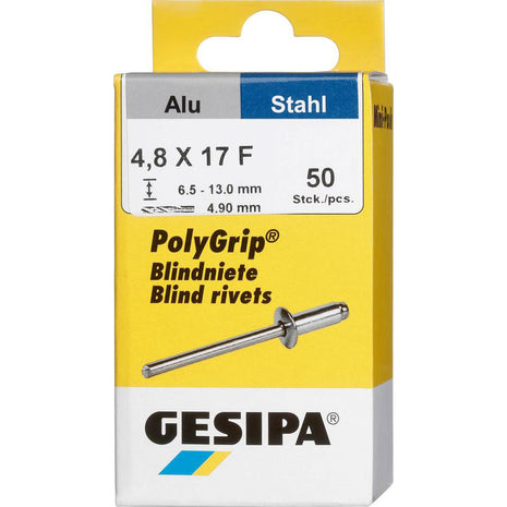 GESIPA Blindniet PolyGrip® Nietschaft d x l 4,8 x 17 mm ( 4000813762 )