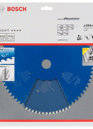 Lame de scie circulaire BOSCH diamètre extérieur 254 mm nombre de dents 80 HLTCG (4000815473)