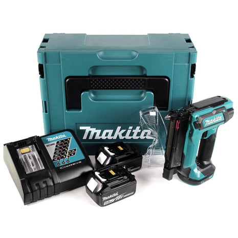 Makita DPT 353 RTJ 18 V Li-Ion Akku Pintacker im Makpac + 2 x 5,0 Ah Akku + Ladegerät - Toolbrothers