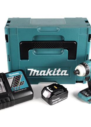 Makita DTP 141 RM1J Akku Quadroschrauber 18V 150Nm Brushless + 1x Akku 4,0Ah + Ladegerät + Makpac - Toolbrothers