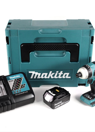 Makita DTP 141 RT1J Akku Quadroschrauber 18V 150Nm Brushless + 1x Akku 5,0Ah + Ladegerät + Makpac - Toolbrothers