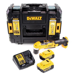 Dewalt DCD 740 M2  Akku Winkelbohrmaschine + 2x 4,0Ah Akku + Schnellladegerät + TSTAK