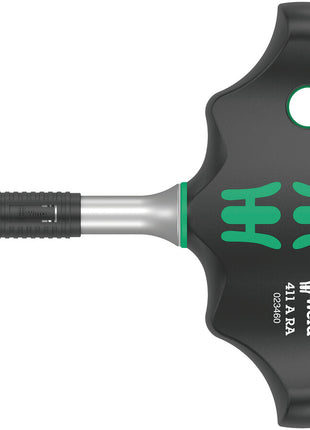 WERA Hebelumschaltknarre 411 A RA Quergriff 1/4 ″ Zähne 80 ( 4000822452 )