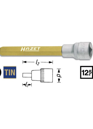 HAZET Steckschlüsseleinsatz 986KK 1/2 ″ Innen-6-kant ( 4000822764 )