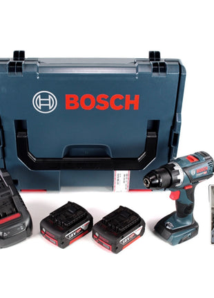 Bosch GSR 18 V-60 C Professional Brushless Li-Ion Akku Bohrschrauber in L-Boxx + 2x GBA 6,0 Ah Akku + GAL 1880 CV Ladegerät + Holzbohrer Set - Toolbrothers