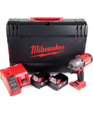 Milwaukee M18 FMTIWF12-502CX Akku Schlagschrauber 18V 610Nm Brushless + 2x Akku 5,0Ah + Ladegerät + HD Box - Toolbrothers