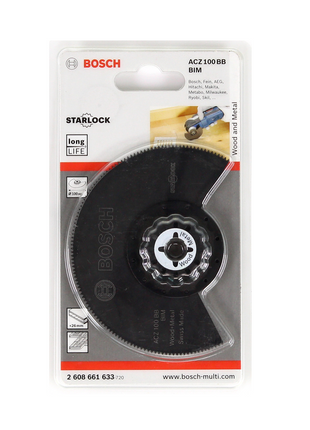 Bosch ACZ 100 BB Segmentsägeblatt Wood and Metal BIM Starlock Sägeblatt ( 2608661633 ) - Toolbrothers