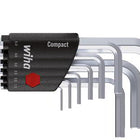 WIHA Winkelschraubendrehersatz 369 KH9 9-teilig Compact-Halter ( 4000825481 )