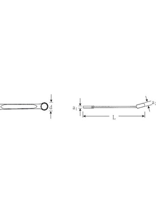 STAHLWILLE llave combinada OPEN BOX 13 SW 6 mm longitud 105 mm (4000826001)