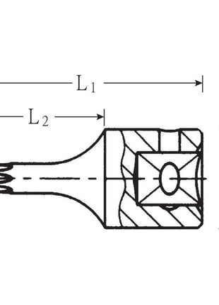 STAHLWILLE Steckschlüsseleinsatz 44 KTX 1/4 ″ TX ( 4000826232 )