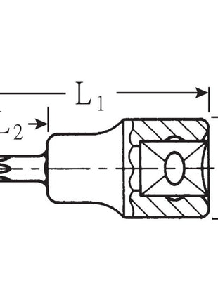 STAHLWILLE Steckschlüsseleinsatz 1/2 ″ TX ( 4000826390 )