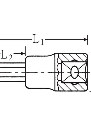 STAHLWILLE Steckschlüsseleinsatz 54 1/2 ″ Innen-6-kant ( 4000826400 )