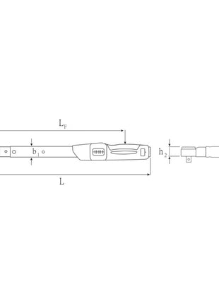 Clé dynamométrique STAHLWILLE 730NR/40FK 3/4″ 80 - 400 Nm (4000826541)