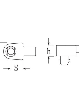 STAHLWILLE Einsteckwerkzeug 734/10 1/2 ″ 9 x 12 mm ( 4000826610 )