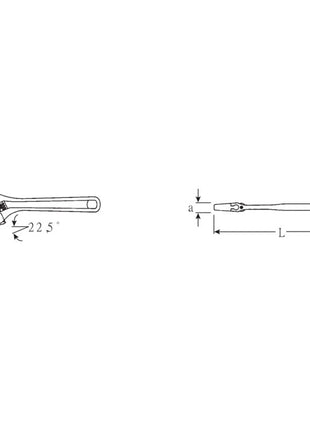 STAHLWILLE Clé à molette 4026 maxi. 24 mm ( 4000826640 )