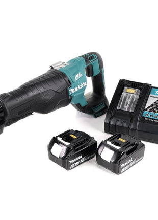 Makita DJR 187 RT Akku Reciprosäge 18 V Brushless Säbelsäge + 2x 5,0 Ah Akku + Ladegerät - Toolbrothers