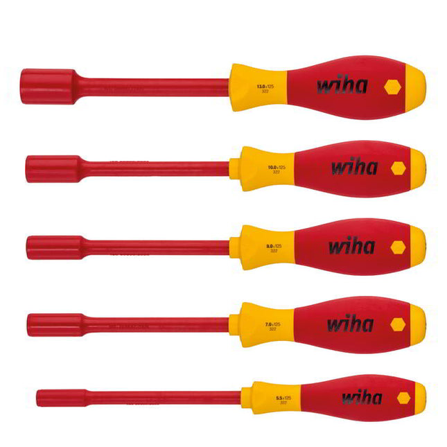 WIHA Sechskantsteckschlüsselsatz 322 K5 5-teilig ( 4000828607 )