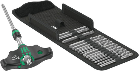 WERA Bitsortiment KK 400 RA Set 1 17-teilig ( 4000829884 )