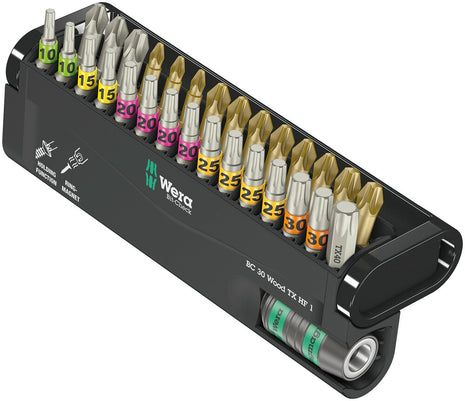 WERA Assortiment d'embouts Bit-Check 30 Wood TX HF 1 30 pièces ( 4000829912 )