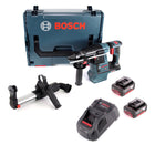 Bosch GBH 18 V-26 Akku Bohrhammer Professional SDS-Plus + 2 x Akku 6Ah + Ladegerät + Bosch GDE 16 Plus Professional Staubabsaugsystem + L-Boxx - Toolbrothers