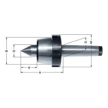 RÖHM Zentrierspitze Slim MK3 ( 4000832085 )