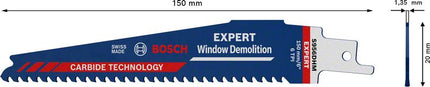 BOSCH Säbelsägeblatt Expert Window Demolition S 956 DHM Länge 150 mm Breite 6 mm ( 4000837427 )