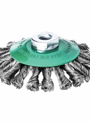 LESSMANN Brosse conique  D. 115 mm M14 épaisseur de fil 0,5 mm ( 4000840754 )