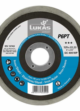 Tarcza polerska LUKAS P6PT Ø 125 mm otwór Ø 22,23 mm ( 4000840862 )