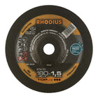 RHODIUS Disque à tronçonner INOX Ø 180 x 1,5mm contrecoudé ( 4000841296 )