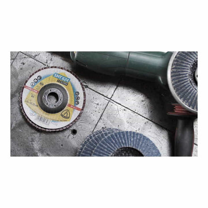 KLINGSPOR Fächerscheibe SMT 624 Supra Ø 125 mm Körnung 40 12° konisch ( 4000842314 )
