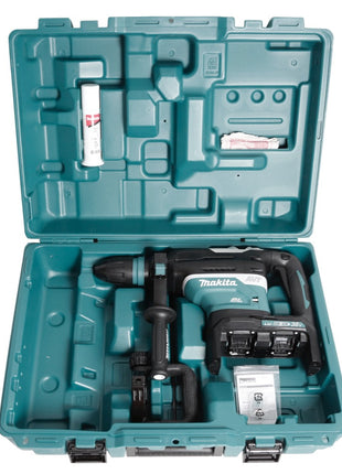 Makita DHR 400 M2U 2 x 18 V / 36 V Li-Ion Akku Bohrhammer Kombihammer SDS-Max im Koffer + 2 x 4,0 Ah Akku - ohne Ladegerät - Toolbrothers