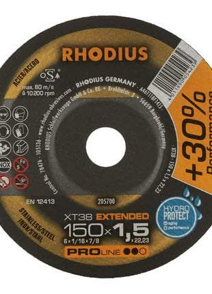 RHODIUS Trennscheibe XT38 D115x1mm gerade ( 4000843740 )