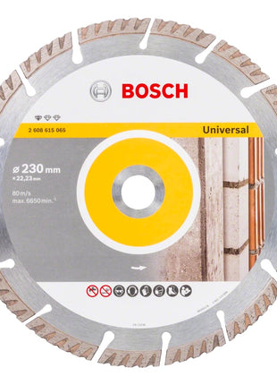 Bosch Standard Universal Diamant Trennscheibe 230 x 22,23 mm 1 Stk. ( 2608615065 ) für Beton - Toolbrothers