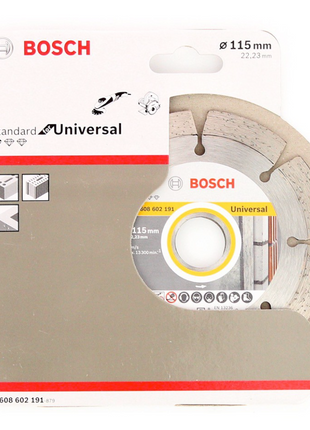 Hitachi G 12 STX Winkelschleifer 115mm 600W  + Diamant Trennscheibe 115x22,23mm Standard for Universal ( 2608602191 ) - Toolbrothers