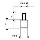 KÄFER Messeinsatz Ø 4,8 mm plan ( 4000851676 )