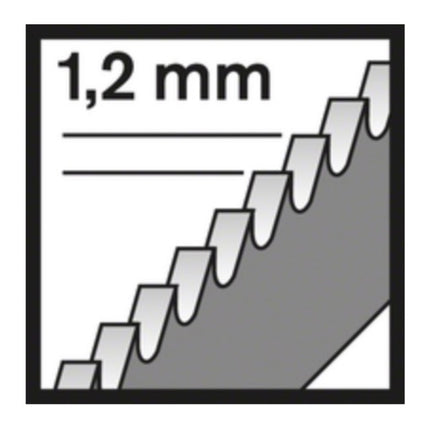 Bosch T 318 A Stichsägeblätter für Metall - 100 Stück, gefräste gewellte Zahnausführung, für Stichsägen mit T-Schaft-Aufnahme - Toolbrothers