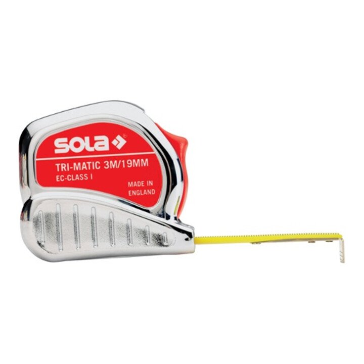 SOLA Taschenrollbandmaß TRI-MATIC Länge 5 m Breite 19 mm mm/cm ( 4000855091 )