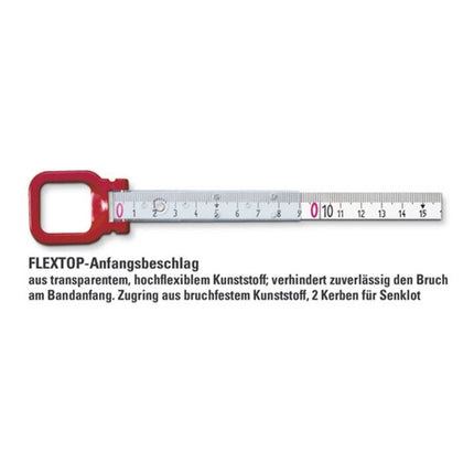 BMI Rahmenbandmaß ERGOLINE Länge 50 m Bandbreite 13 mm ( 4000855436 )